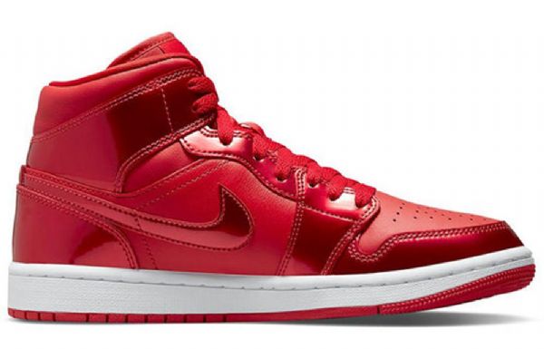 Nike Air Jordan 1 Mid Tops Se Retro Basketball Sko Til Damer Rød