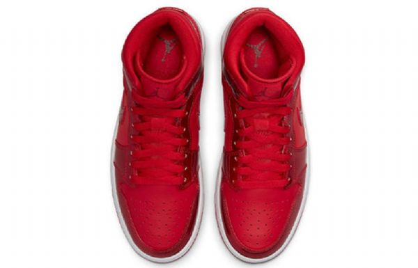 Nike Air Jordan 1 Mid Tops Se Retro Basketball Sko Til Damer Rød