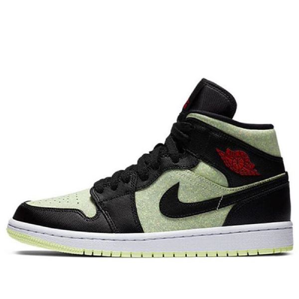 Nike Air Jordan 1 Mid Tops Se Retro Basketball Sko Til Damer Sort