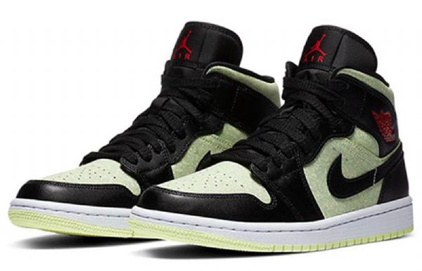 Nike Air Jordan 1 Mid Tops Se Retro Basketball Sko Til Damer Sort