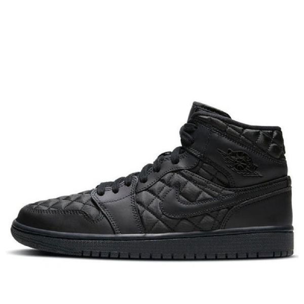 Nike Air Jordan 1 Mid Tops Se Retro Basketball Sko Til Damer Sort