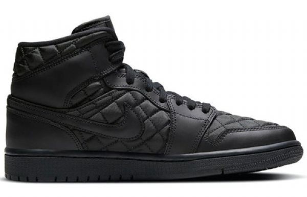 Nike Air Jordan 1 Mid Tops Se Retro Basketball Sko Til Damer Sort