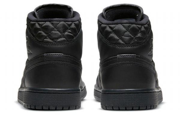 Nike Air Jordan 1 Mid Tops Se Retro Basketball Sko Til Damer Sort