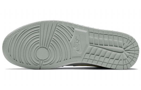 Nike Air Jordan 1 Mid Tops Se Retro Basketball Sko Til Mænd Brun Citron Lyseblå