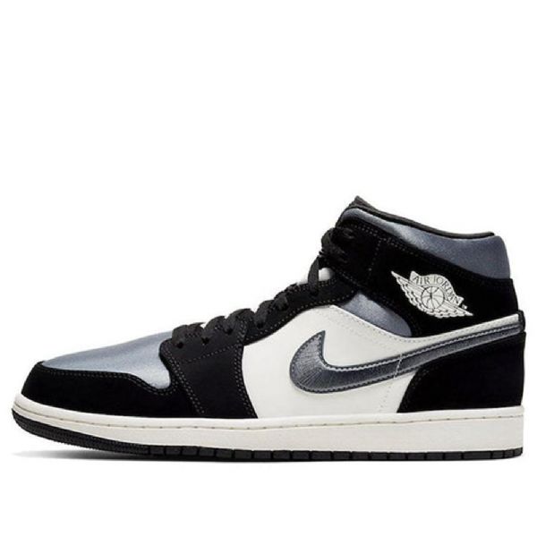 Nike Air Jordan 1 Mid Tops Se Retro Basketball Sko Til Mænd Grå