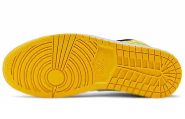 Nike Air Jordan 1 Mid Tops Se Retro Basketball Sko Til Mænd Gul