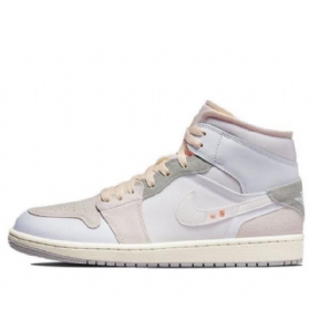 Nike Air Jordan 1 Mid Tops Se Retro Basketball Sko Til Mænd Khaki
