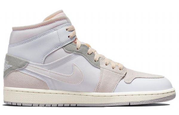Nike Air Jordan 1 Mid Tops Se Retro Basketball Sko Til Mænd Khaki