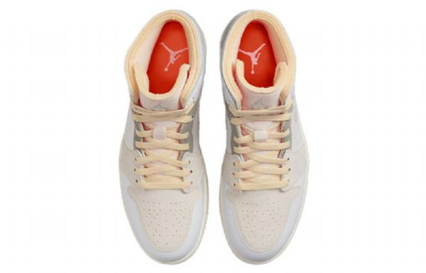 Nike Air Jordan 1 Mid Tops Se Retro Basketball Sko Til Mænd Khaki