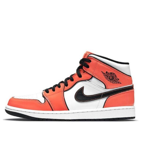 Nike Air Jordan 1 Mid Tops Se Retro Basketball Sko Til Mænd Orange
