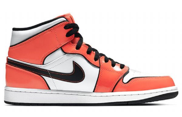 Nike Air Jordan 1 Mid Tops Se Retro Basketball Sko Til Mænd Orange
