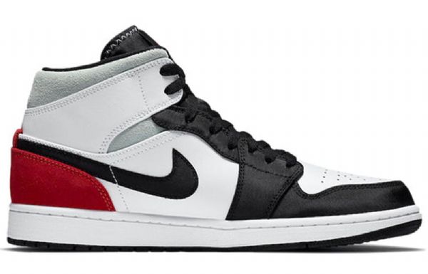 Nike Air Jordan 1 Mid Tops Se Retro Basketball Sko Til Mænd Rød Sort