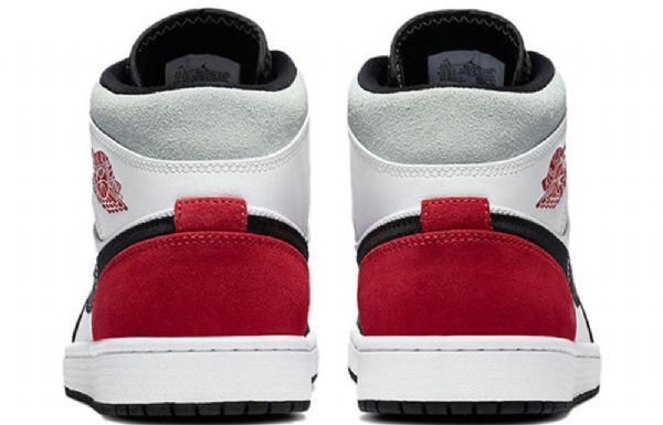 Nike Air Jordan 1 Mid Tops Se Retro Basketball Sko Til Mænd Rød Sort