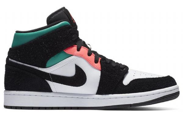 Nike Air Jordan 1 Mid Tops Se Retro Basketball Sko Til Mænd Sort