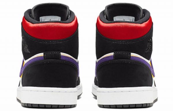 Nike Air Jordan 1 Mid Tops Se Retro Basketball Sko Til Mænd Sort Blå