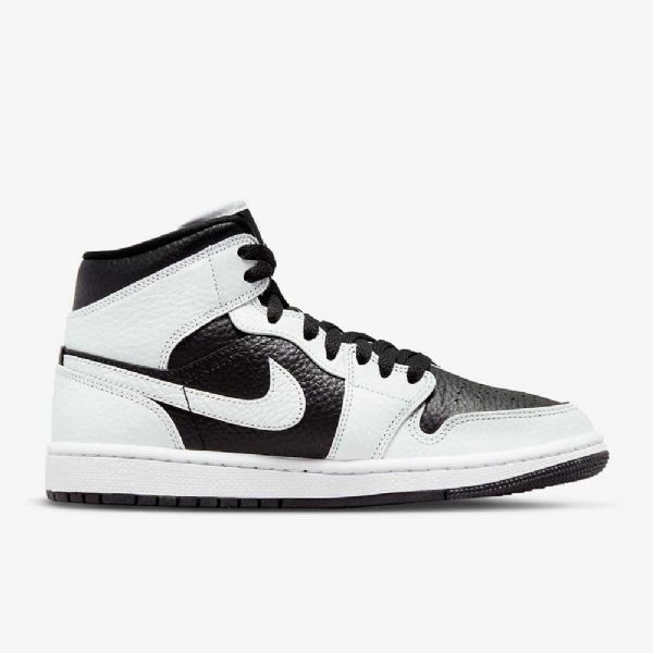 Nike Air Jordan 1 Mid Tops Se Sko Til Damer Hvid Sort