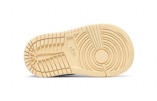 Nike Air Jordan 1 Mid Tops Se Td Retro Basketball Sko Til Børn Hvid Lyserød
