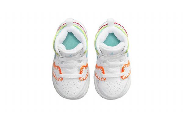 Nike Air Jordan 1 Mid Tops Se Td Sko Til Børn Flerfarvet