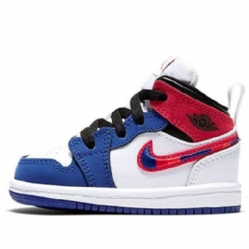 Nike Air Jordan 1 Mid Tops Se Td Sko Til Børn Flerfarvet