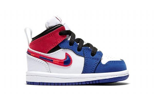 Nike Air Jordan 1 Mid Tops Se Td Sko Til Børn Flerfarvet