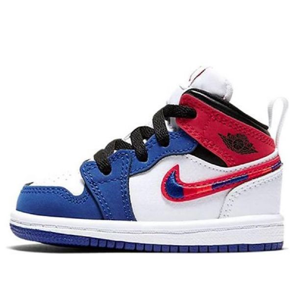 Nike Air Jordan 1 Mid Tops Se Td Sko Til Børn Flerfarvet