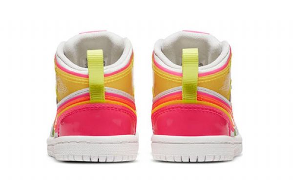 Nike Air Jordan 1 Mid Tops Se Td Sko Til Børn Hvid