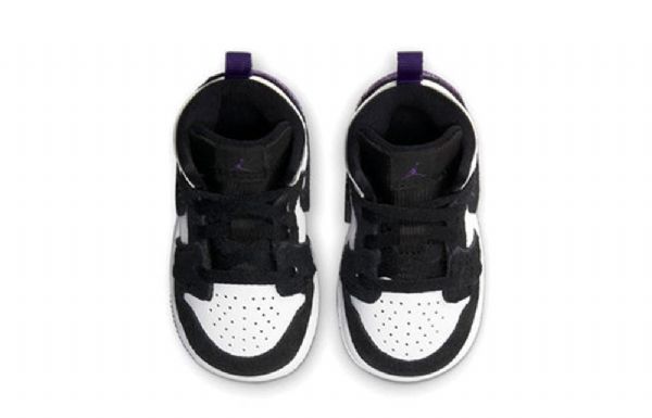 Nike Air Jordan 1 Mid Tops Se Td Sko Til Børn Lilla