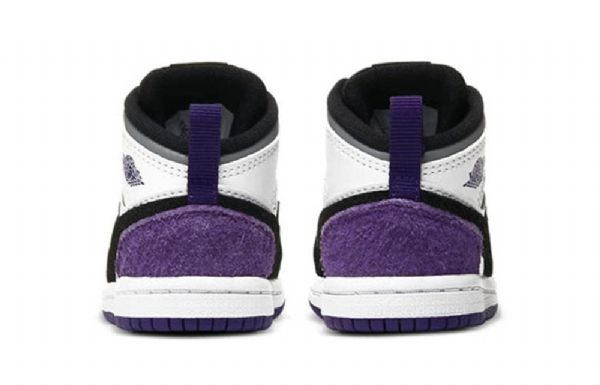 Nike Air Jordan 1 Mid Tops Se Td Sko Til Børn Lilla