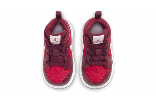 Nike Air Jordan 1 Mid Tops Se Td Sko Til Børn Rød