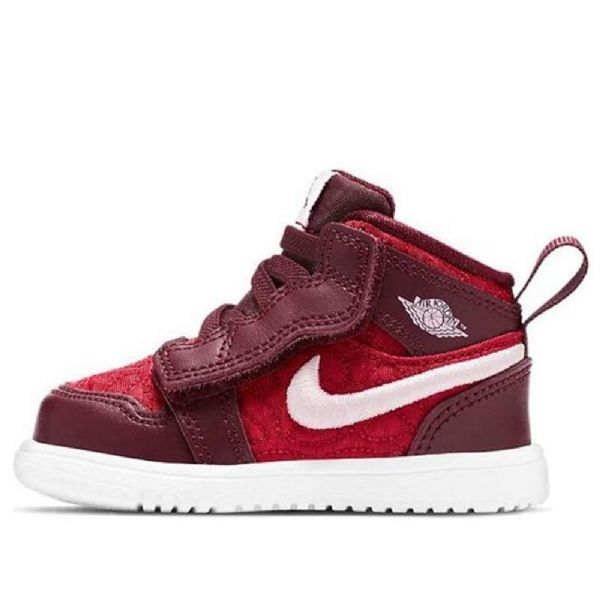 Nike Air Jordan 1 Mid Tops Se Td Sko Til Børn Rød