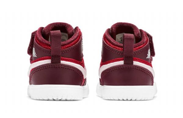 Nike Air Jordan 1 Mid Tops Se Td Sko Til Børn Rød