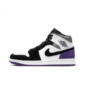 Nike Air Jordan 1 Mid Tops Se Varsity Sko Til Damer Lilla