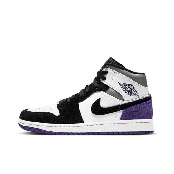 Nike Air Jordan 1 Mid Tops Se Varsity Sko Til Mænd Lilla