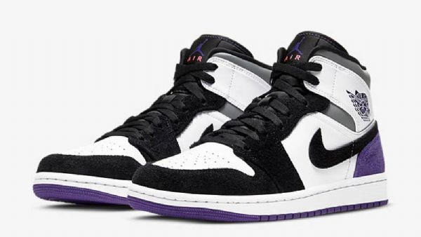 Nike Air Jordan 1 Mid Tops Se Varsity Sko Til Mænd Lilla