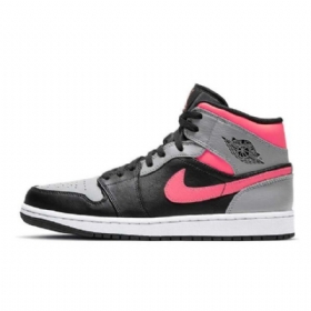 Nike Air Jordan 1 Mid Tops Shadow Sko Til Damer Lyserød