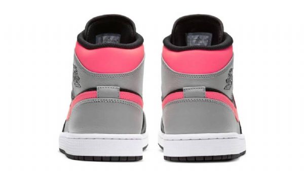 Nike Air Jordan 1 Mid Tops Shadow Sko Til Damer Lyserød