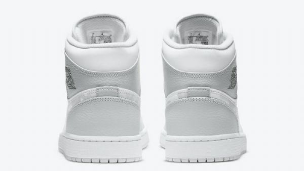 Nike Air Jordan 1 Mid Tops Sko Til Damer Grå Camouflage
