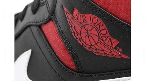 Nike Air Jordan 1 Mid Tops Sko Til Mænd Sort Rød