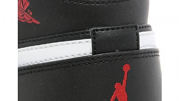 Nike Air Jordan 1 Mid Tops Sko Til Mænd Sort Rød