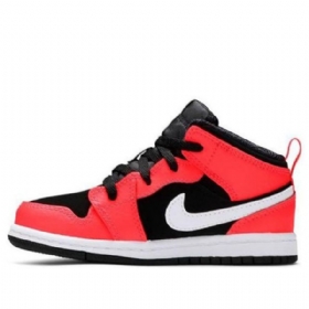 Nike Air Jordan 1 Mid Tops Td Sko Til Børn Grå