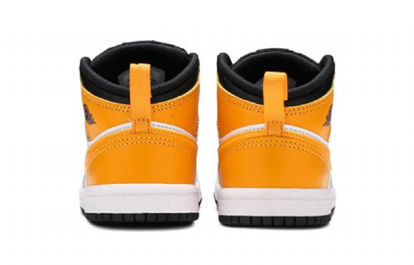 Nike Air Jordan 1 Mid Tops Td Sko Til Børn Guld