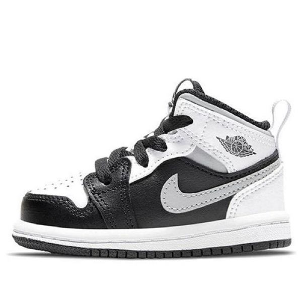 Nike Air Jordan 1 Mid Tops Td Sko Til Børn Hvid
