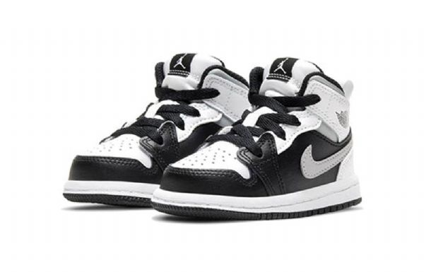 Nike Air Jordan 1 Mid Tops Td Sko Til Børn Hvid