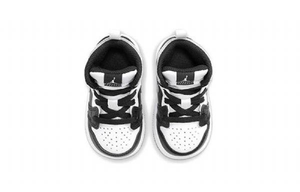Nike Air Jordan 1 Mid Tops Td Sko Til Børn Hvid