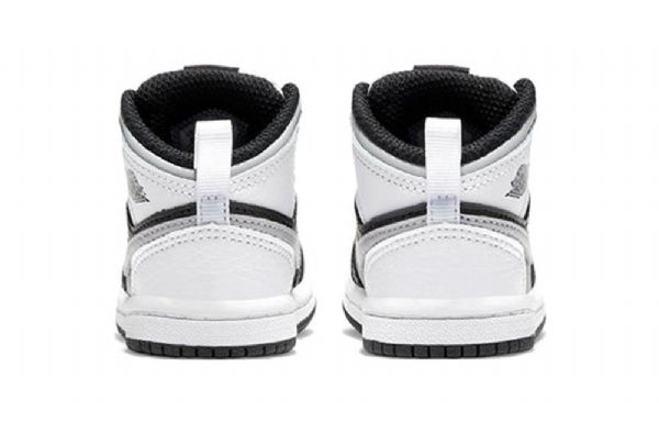 Nike Air Jordan 1 Mid Tops Td Sko Til Børn Hvid