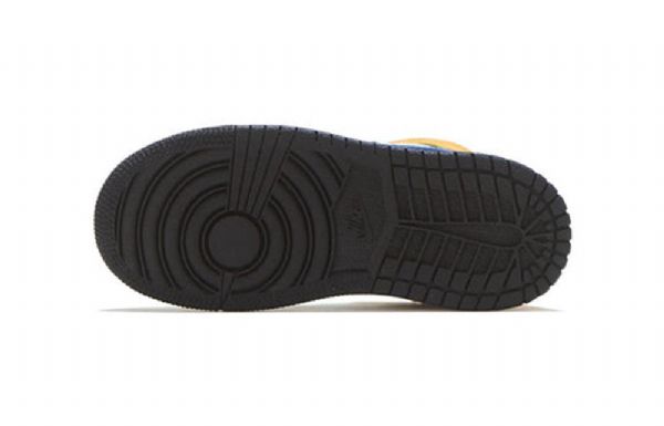 Nike Air Jordan 1 Mid Tops Td Sko Til Børn Hvid Lilla