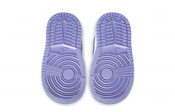 Nike Air Jordan 1 Mid Tops Td Sko Til Børn Lilla