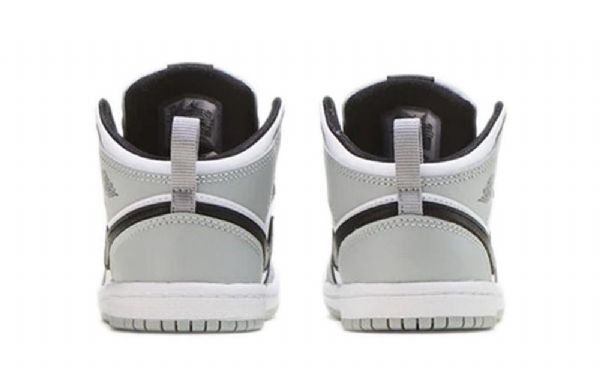 Nike Air Jordan 1 Mid Tops Td Sko Til Børn Lysegrå