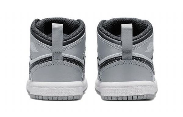 Nike Air Jordan 1 Mid Tops Td Sko Til Børn Lysegrå