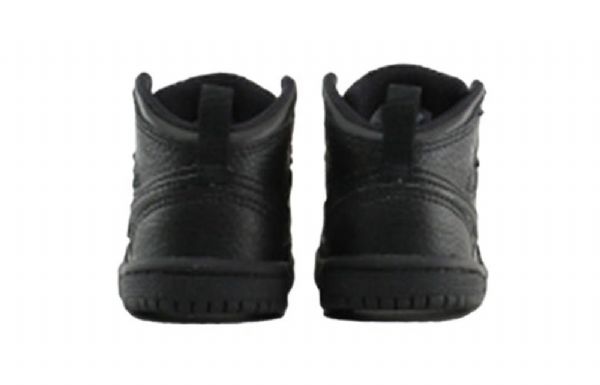Nike Air Jordan 1 Mid Tops Td Sko Til Børn Sort